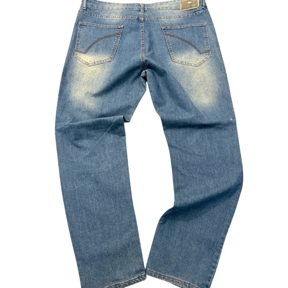 Ring of‎ Fire Men's Light Blue Slim Jeans